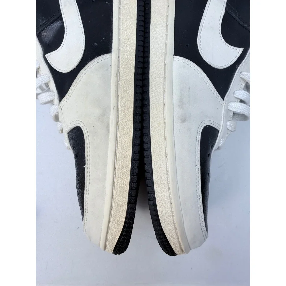 Nike Air AF1-Light High Top Sneakers Womens Black White Athletic Shoes